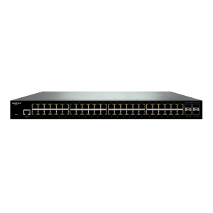 Black Box LGB5052A-R3 Gigabit Ethernet Managed Switch, (48) RJ45, (4) SFP+, (1) RJ-45 Console